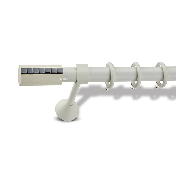 Μεταλλικό κουρτινόξυλο Orizontio 3 Pastel