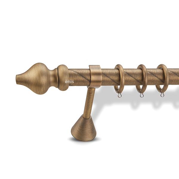 Μεταλλικό κουρτινόξυλο Baroko Pastel