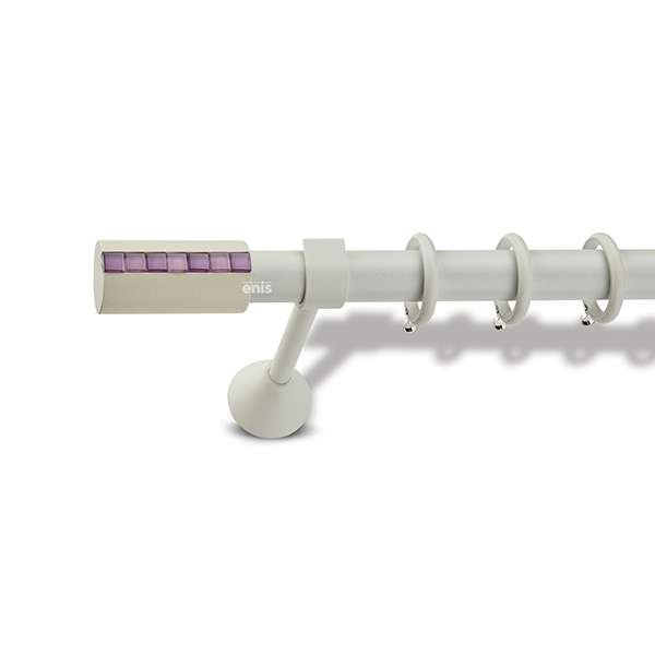 Μεταλλικό κουρτινόξυλο Orizontio 2 Pastel