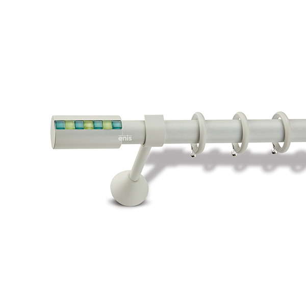 Μεταλλικό κουρτινόξυλο Orizontio 1 Pastel