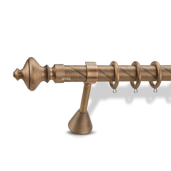 Μεταλλικό κουρτινόξυλο Kanalaz Pastel