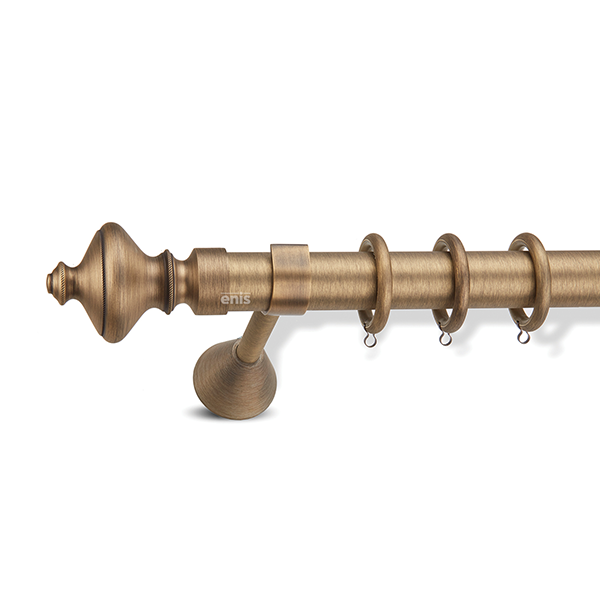 Μεταλλικό κουρτινόξυλο Kanalaz Sfyrilato