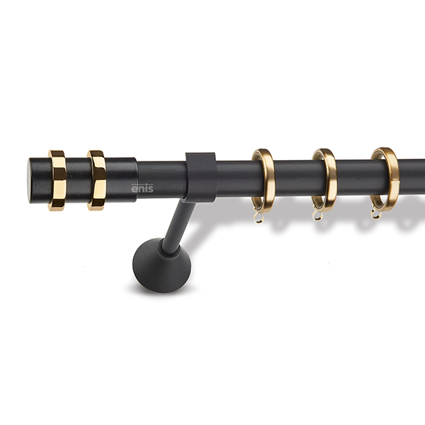 Μεταλλικό κουρτινόξυλο Oia Pastel