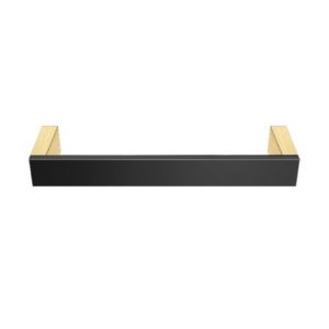 Πετσετοθήκη Μονή Allegory Brushed Brass/Black Mat