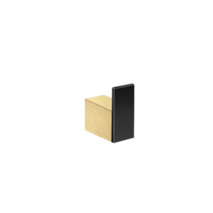 Μονό Άγκιστρο Allegory Brushed Brass/Black Mat