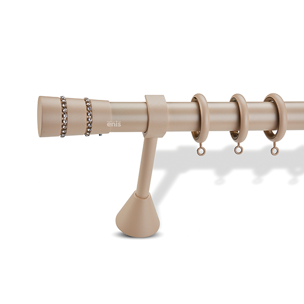 Μεταλλικό κουρτινόξυλο ParosCrystal Sfyrilato