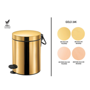 Χαρτοδοχείο 5lt Gold 24K
