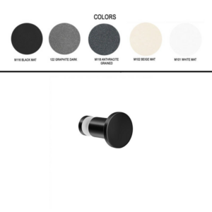 Πόμολο/Άγκιστρο για τζάμι Colours