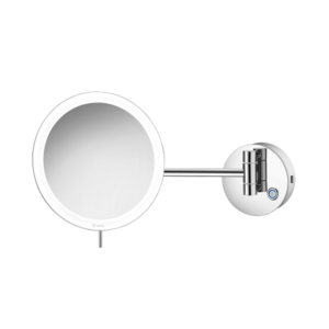Επιτοίχιος μεγενθυτικός καθρέπτης LED Chrome