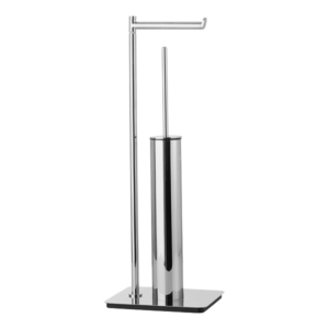Επιδαπέδια χαρτοθήκη με πιγκάλ ML-500 Chrome & Black