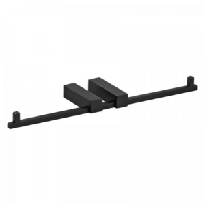 Διπλή Χαρτοθήκη San Remo Black Mat