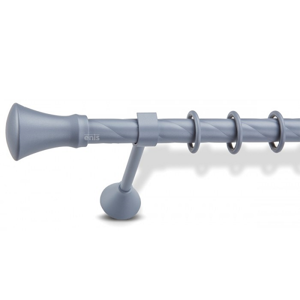 Μεταλλικό κουρτινόξυλο στριφτό Lesvos Sfyrilato