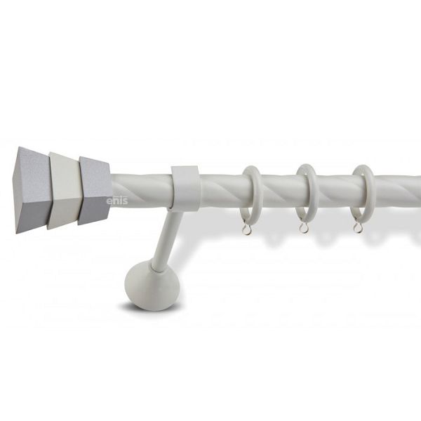 Μεταλλικό κουρτινόξυλο στριφτό Tien Sfyrilato