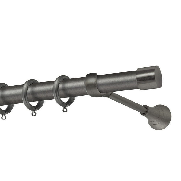 Μεταλλικό κουρτινόξυλο Poros