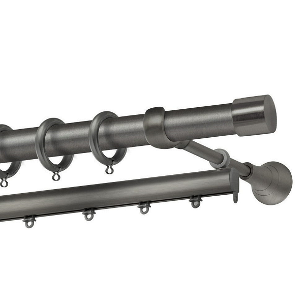 Μεταλλικό κουρτινόξυλο Poros - Image 2