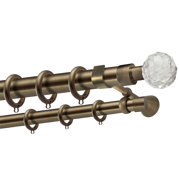 Μεταλλικό κουρτινόξυλο Skyros Crystal - Image 3