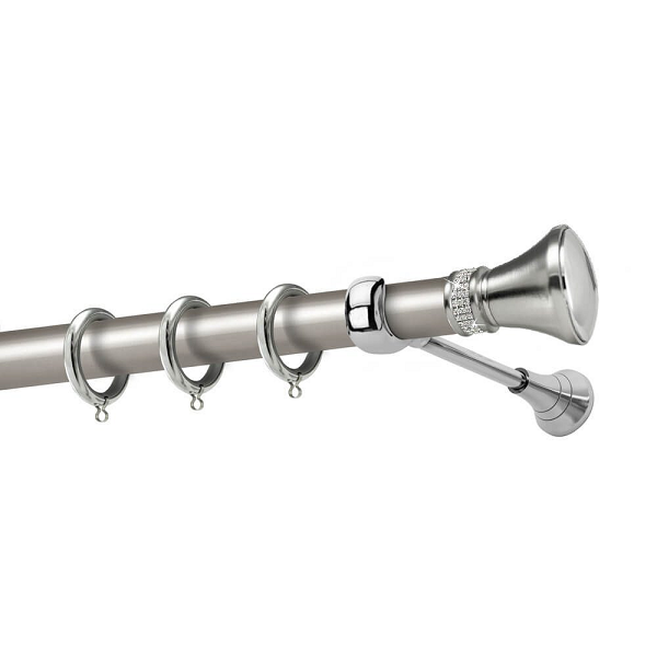 Μεταλλικό κουρτινόξυλο Chalki Strass - Image 3