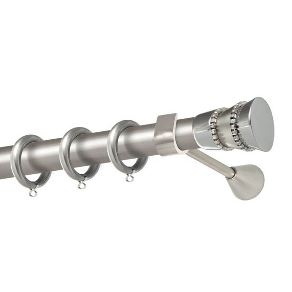 Μεταλλικό κουρτινόξυλο Lefkada Strass - Image 3