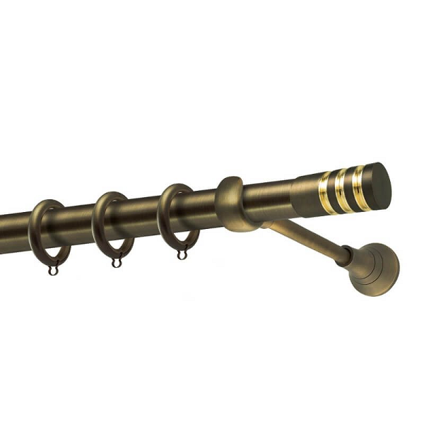 Μεταλλικό κουρτινόξυλο Santorini