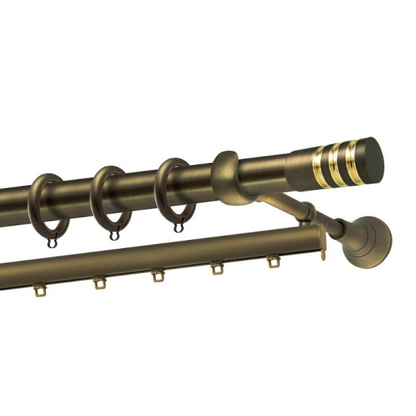 Μεταλλικό κουρτινόξυλο Santorini - Image 2