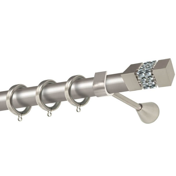 Μεταλλικό κουρτινόξυλο Skopelos Strass