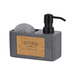 Ντισπένσερ Κουζίνας 120ml Γκρι με Θήκη