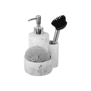 Ντισπένσερ Κουζίνας Marble με Θήκη και Βούρτσα