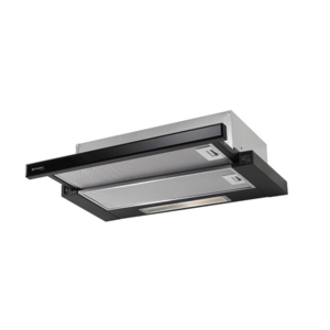 Απορροφητήρας 60cm Pyramis Ecoline Συρόμενος Μαύρος με Γυαλί