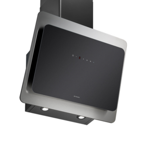 Απορροφητήρας 60cm Pyramis Vetrio Μαύρο Γυαλί Τοίχου