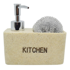 Ντισπένσερ Κουζίνας Μπεζ Πέτρας με Θήκη