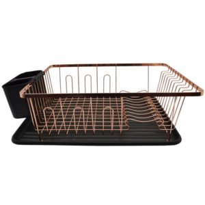 Πιατοθήκη Μεταλλική Rose Gold