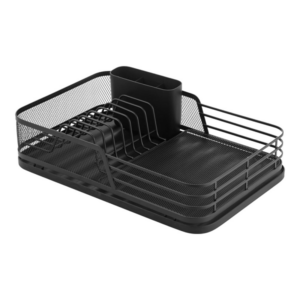 Πιατοθήκη Μαύρη Μεταλλική