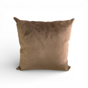 Βελούδινο Διακοσμητικό Μαξιλάρι Καφέ