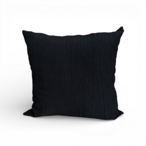 Διακοσμητικό Μαξιλάρι Πλισέ Μαύρο