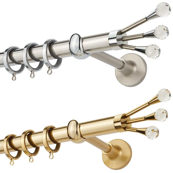 Μεταλλικό κουρτινόξυλο PR0433LX-MK