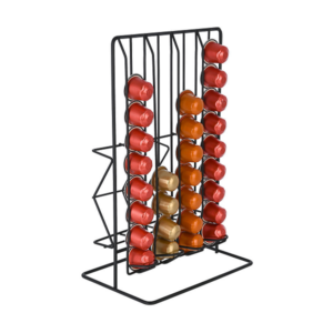 Βάση για κάψουλες και συσκευασίες espresso metal black