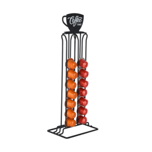 Βάση για κάψουλες espresso metal black 36 θέσεων