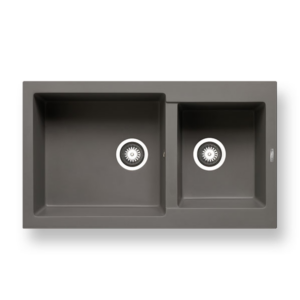 Νεροχύτης Pyramis Pyragranite Alazia 86x50cm 1 3/4Β iron grey