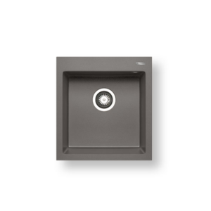 Νεροχύτης Pyramis Pyragranite Istros 46x50cm 1Β iron grey