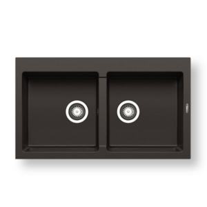 Νεροχύτης Pyramis Pyragranite Athlos 86x50cm 2Β graphite carbon