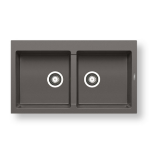 Νεροχύτης Pyramis Pyragranite Athlos 86x50cm 2Β iron grey