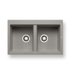 Νεροχύτης Pyramis Pyragranite Alazia 79x50cm 2Β industrial grey