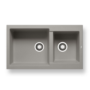 Νεροχύτης Pyramis Pyragranite Alazia 86x50cm 1 3/4Β industrial grey