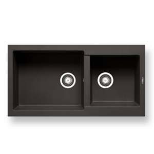 Νεροχύτης Pyramis Pyragranite Alazia 96x50cm 1 3/4Β graphite carbon