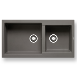 Νεροχύτης Pyramis Pyragranite Alazia 96x50cm 1 3/4Β iron grey