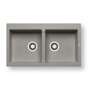 Νεροχύτης Pyramis Pyragranite Athlos 86x50cm 2Β industrial grey