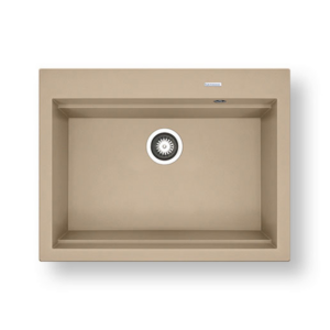 Νεροχύτης Pyramis Pyragranite Siros 67x51.5cm 1Β dark beige