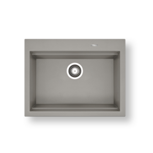 Νεροχύτης Pyramis Pyragranite Siros 67x51.5cm 1Β industrial grey