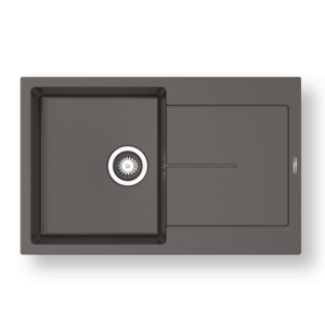 Νεροχύτης Pyramis Pyragranite Ithaka 79x50cm 1Β 1D iron grey