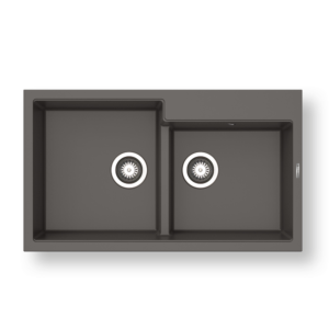 Νεροχύτης Pyramis Pyragranite Ithaka 86x50cm 1 3/4Β iron grey